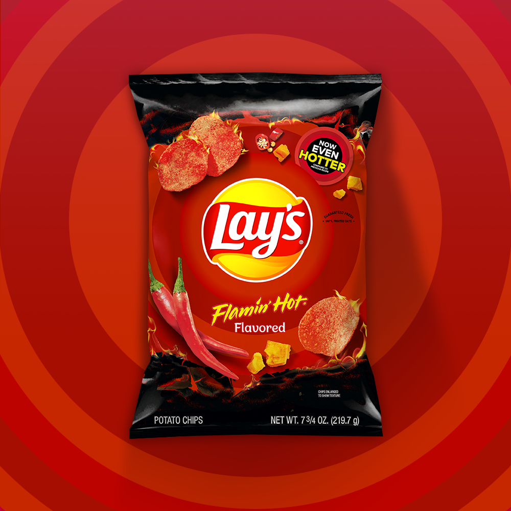 Lays® Flamin Hot Flavored Potato Chips Lays